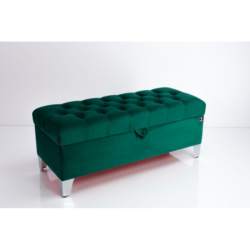 Tufted Storage Bench